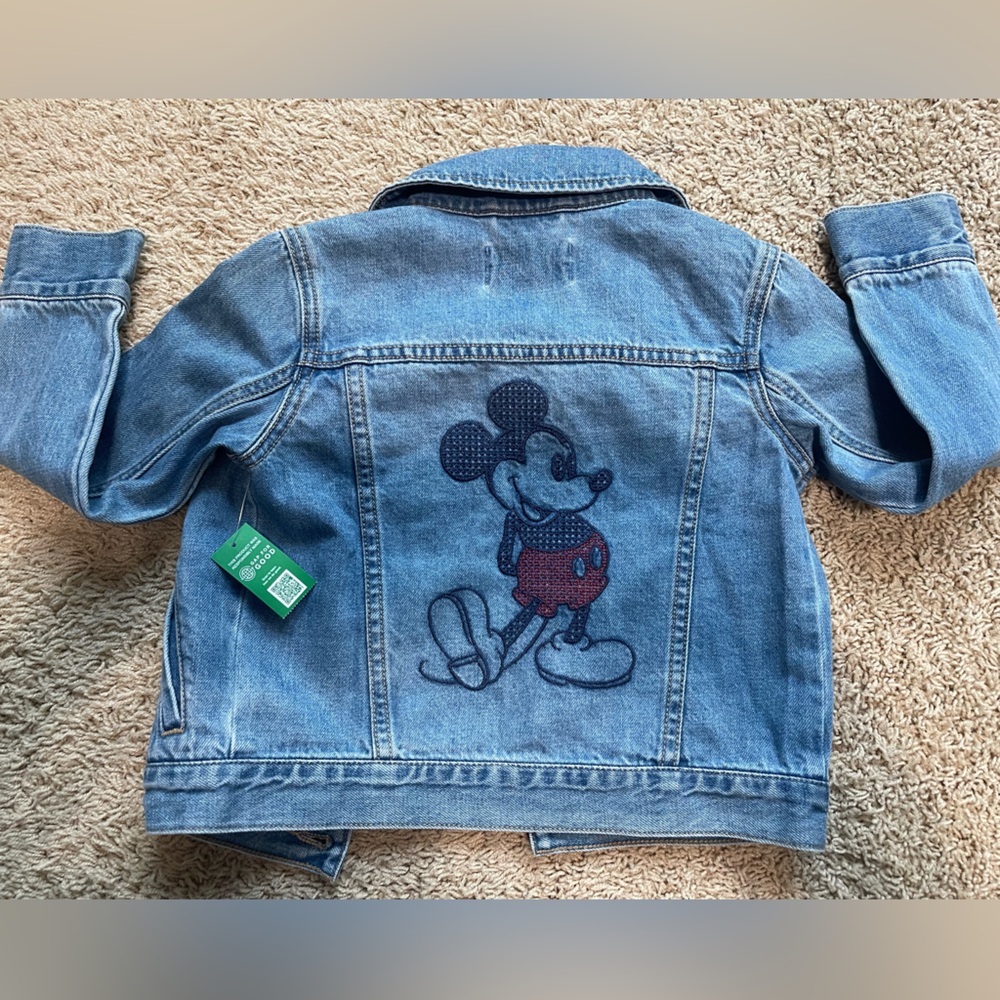 New Gap Disney Denim Jacket